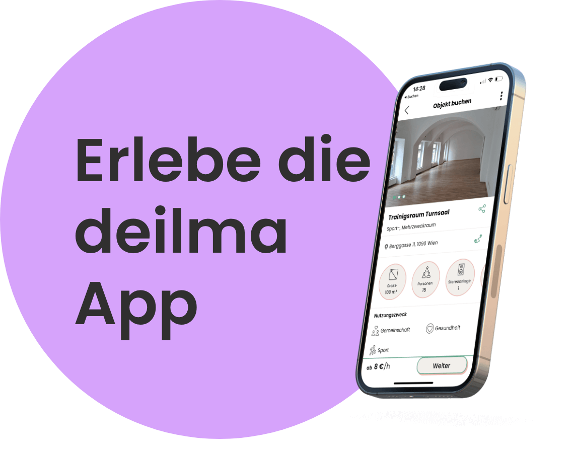 Mock-Up deilma App, Banner Showroom